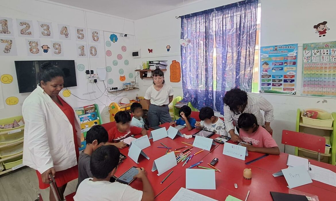 Lancement des focus groups auprès des 7-11 ans à Maurice