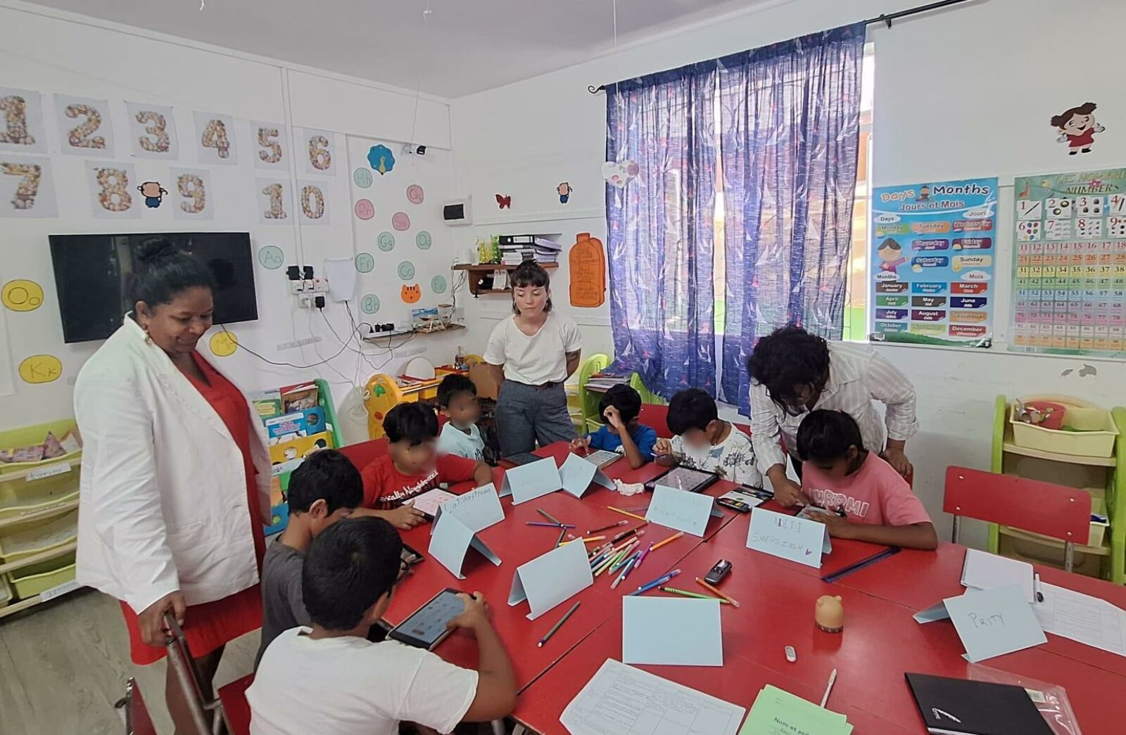 Lancement des focus groups auprès des 7-11 ans à Maurice