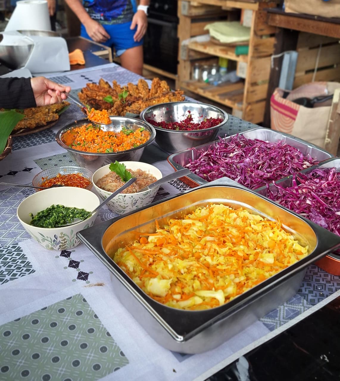 Repas inter-familles, sous le signe de convivialité et partage